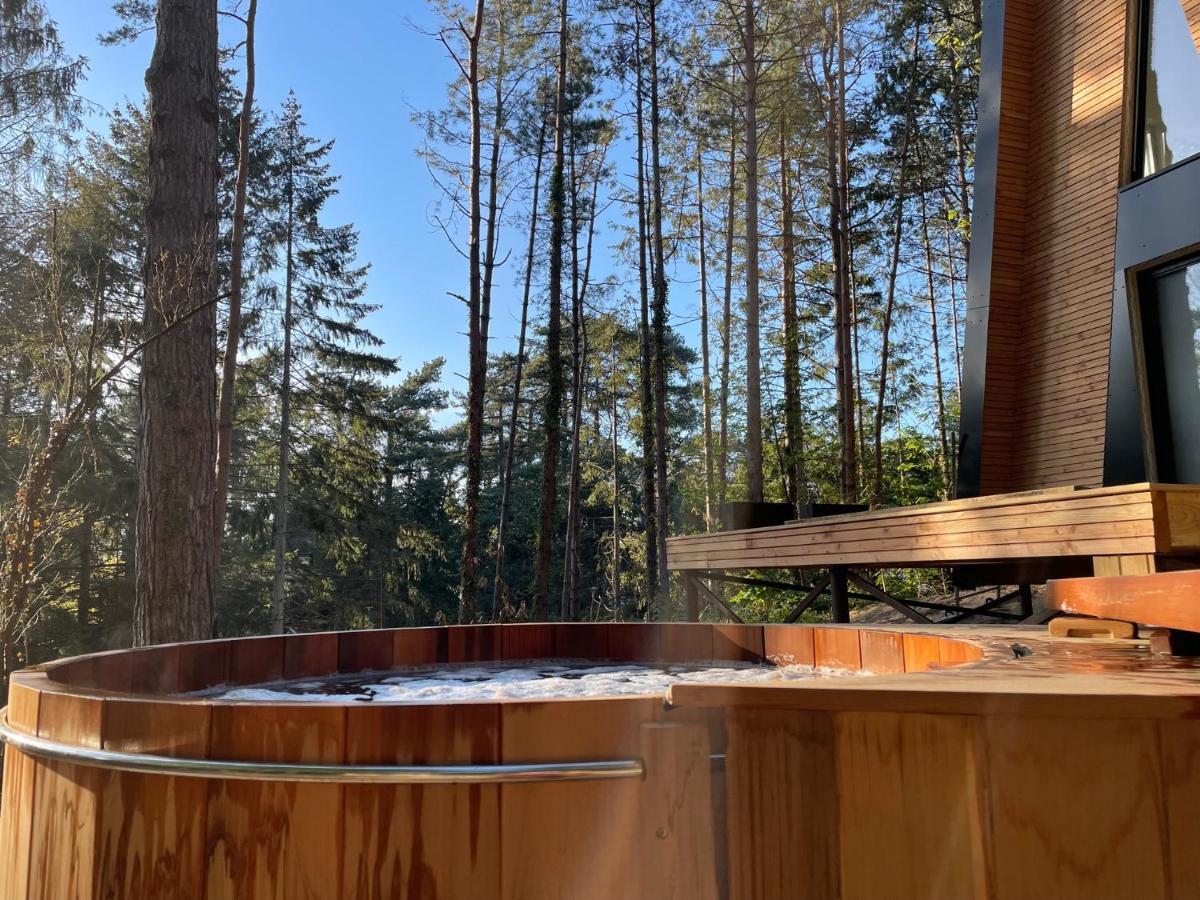 Bain De Foret - Lodges Cosy & Spa Neufchatel Hardelot Bagian luar foto