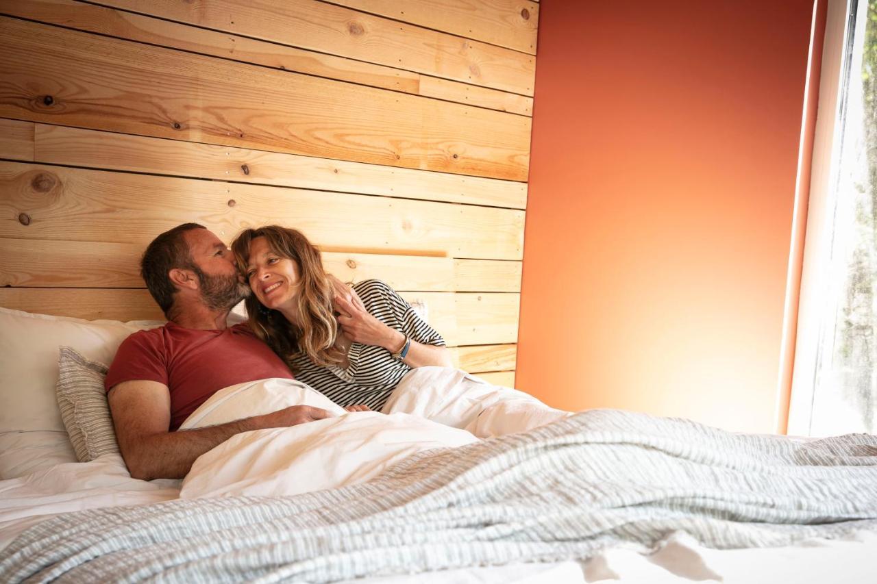 Bain De Foret - Lodges Cosy & Spa Neufchatel Hardelot Bagian luar foto