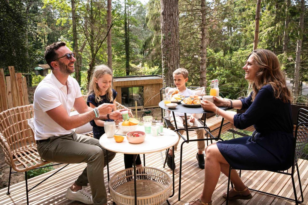 Bain De Foret - Lodges Cosy & Spa Neufchatel Hardelot Bagian luar foto
