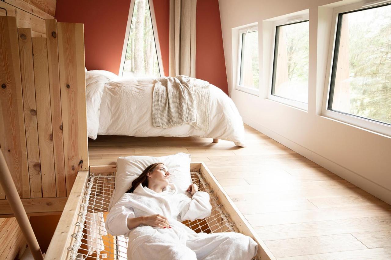 Bain De Foret - Lodges Cosy & Spa Neufchatel Hardelot Bagian luar foto